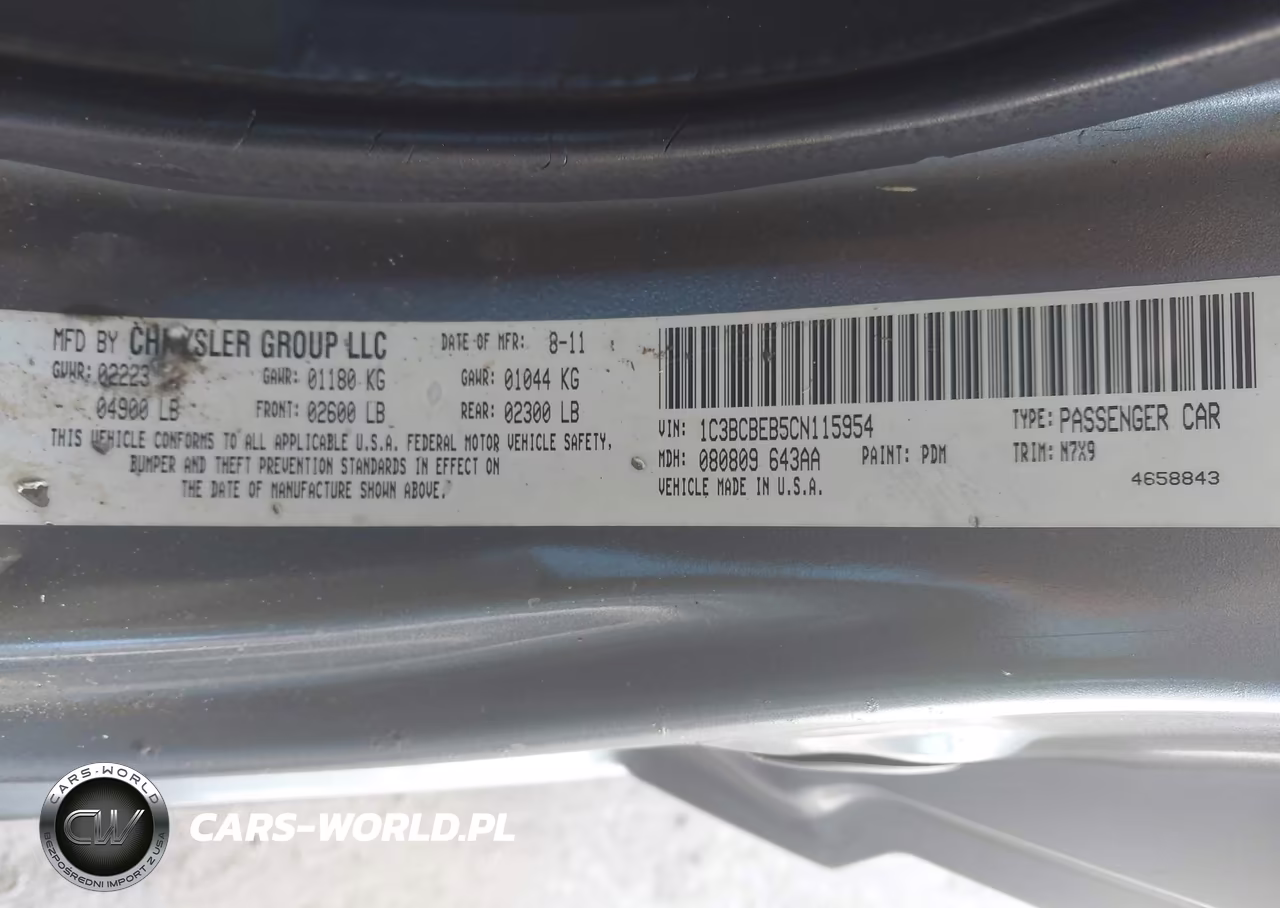 2012 Chrysler 200 Touring VIN:1C3BCBEB5CN115954 - 9