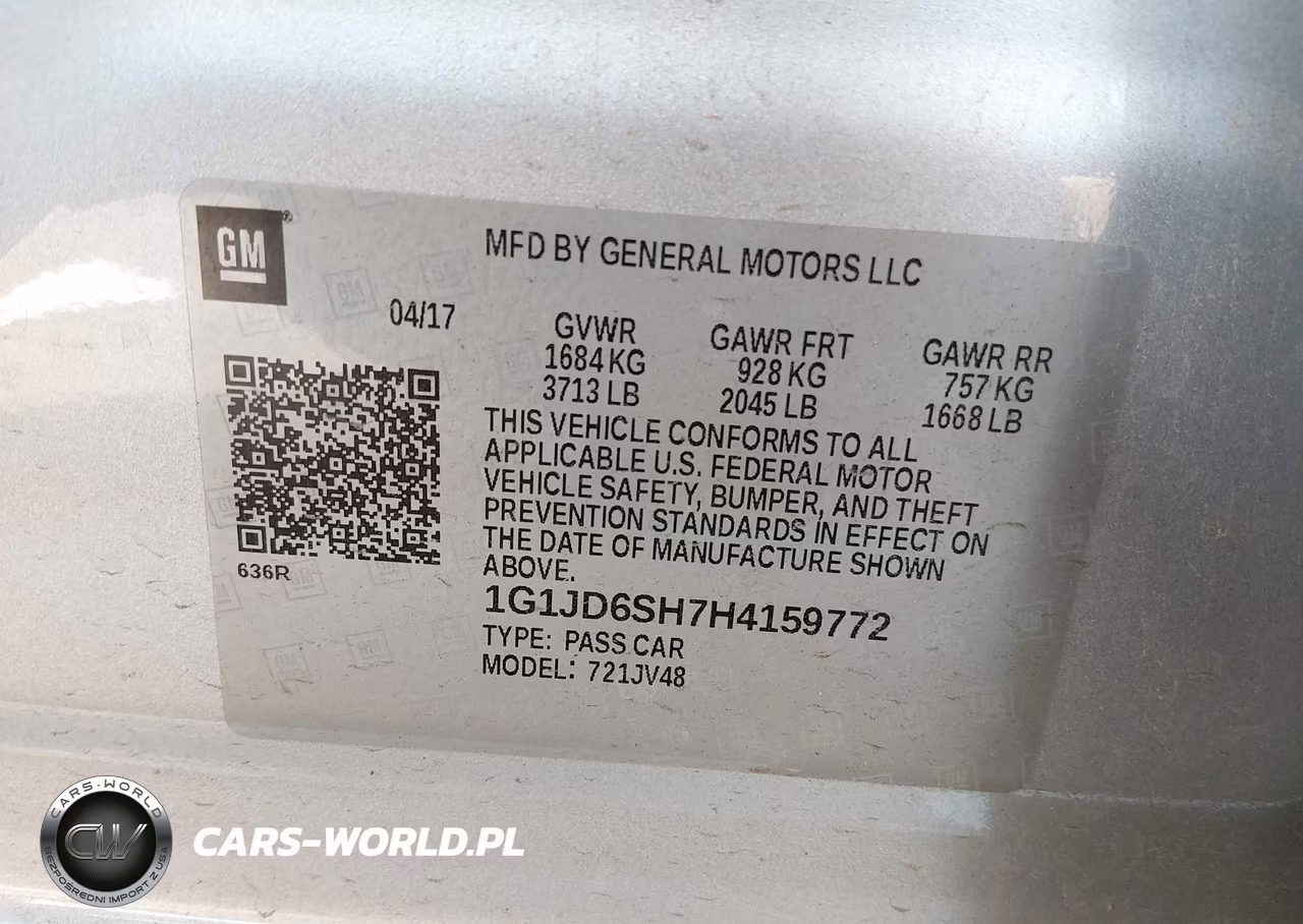 2017 Chevrolet Sonic Lt Auto VIN:1G1JD6SH7H4159772 - 9