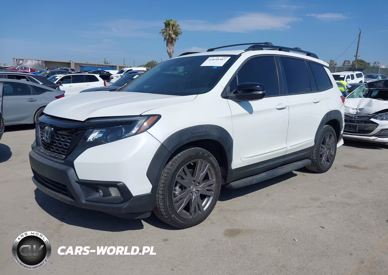 2021 Honda Passport 2Wd Ex-L VIN:5FNYF7H57MB007772 - 2