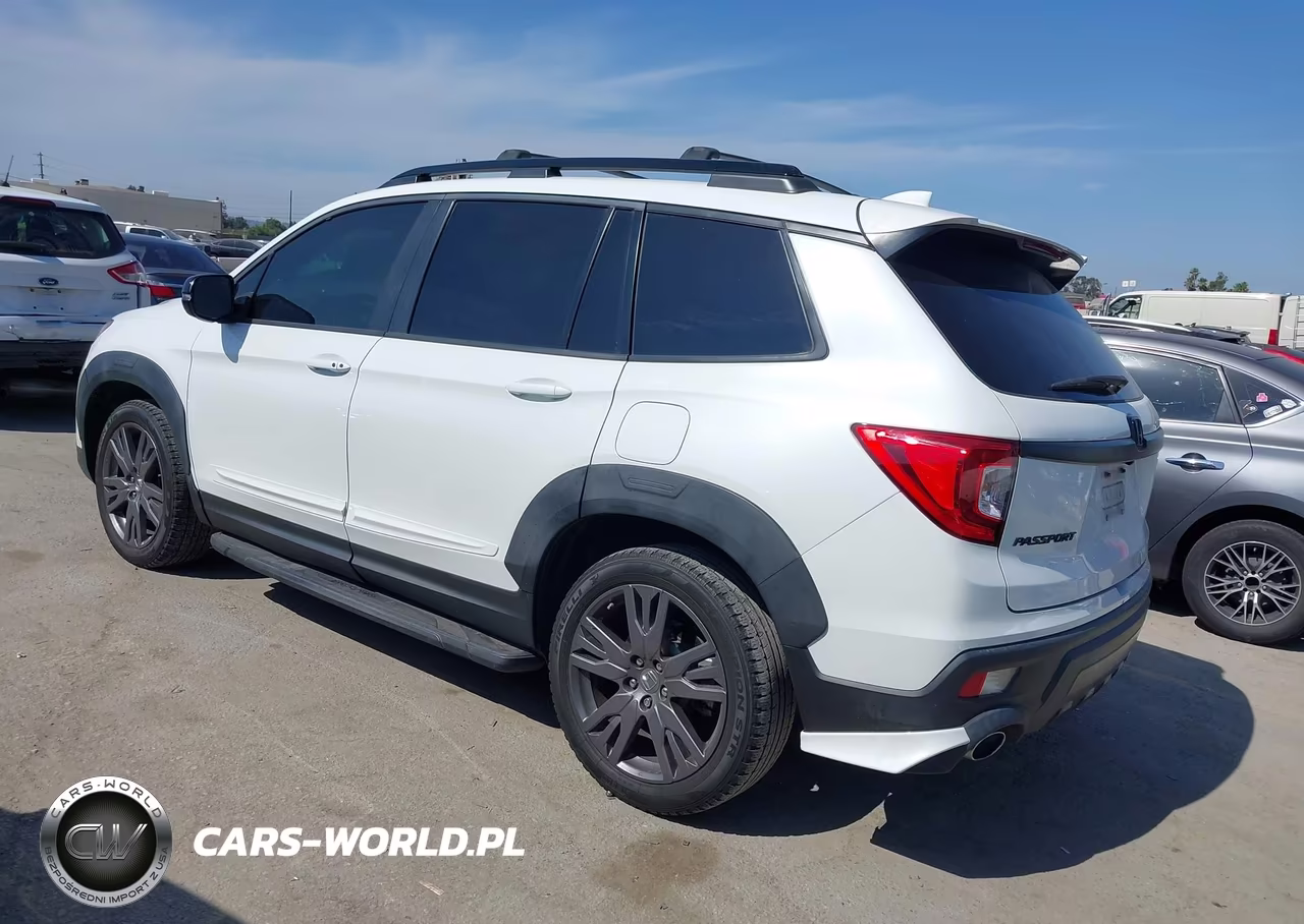 2021 Honda Passport 2Wd Ex-L VIN:5FNYF7H57MB007772 - 3