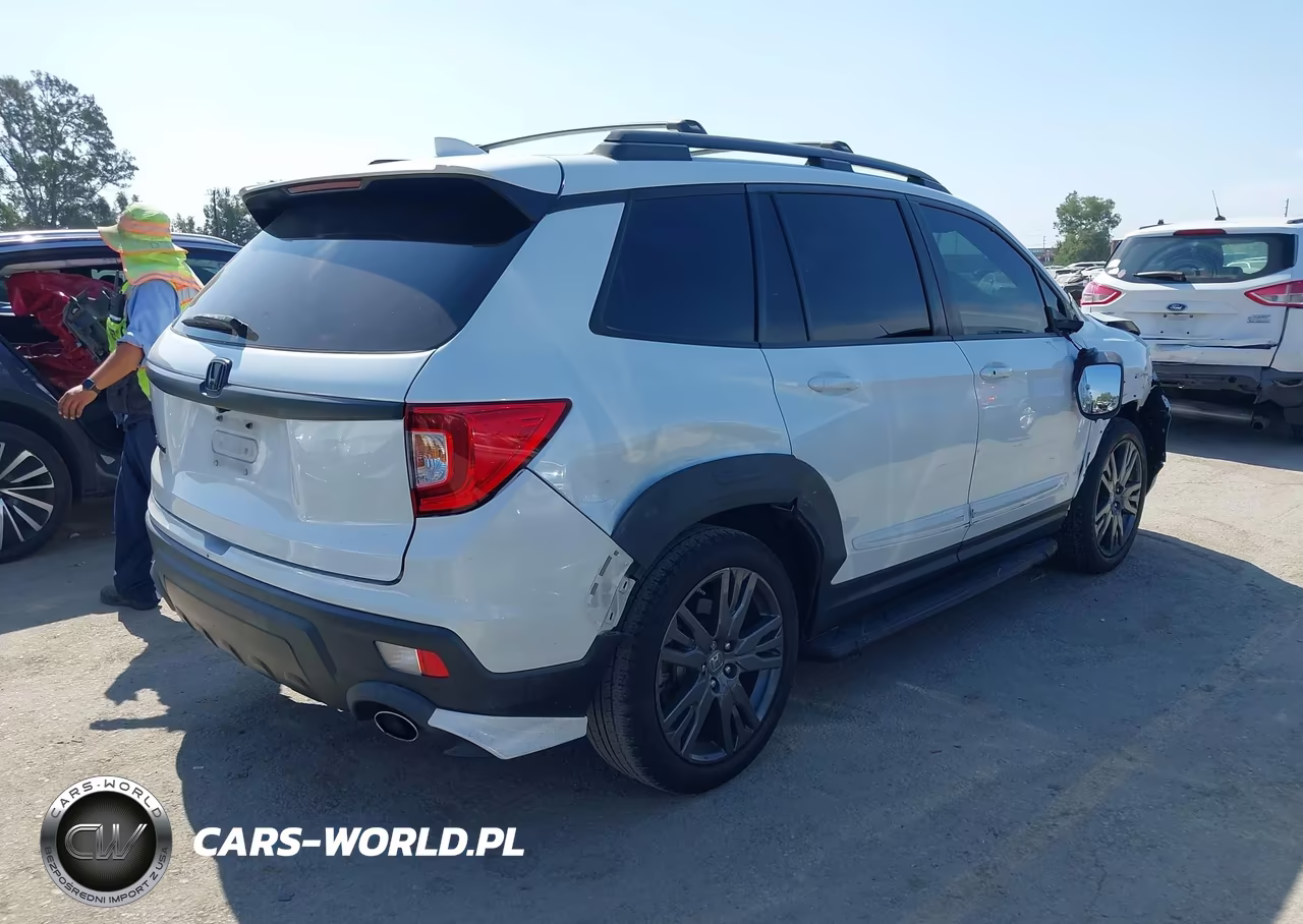 2021 Honda Passport 2Wd Ex-L VIN:5FNYF7H57MB007772 - 4