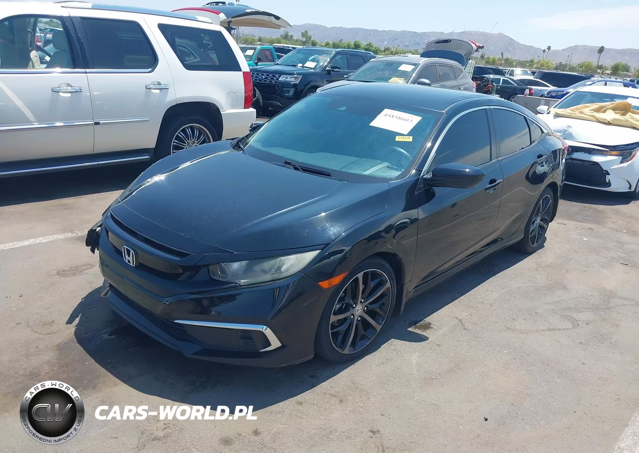 2019 Honda Civic Lx VIN:19XFC2F6XKE043974 - 2