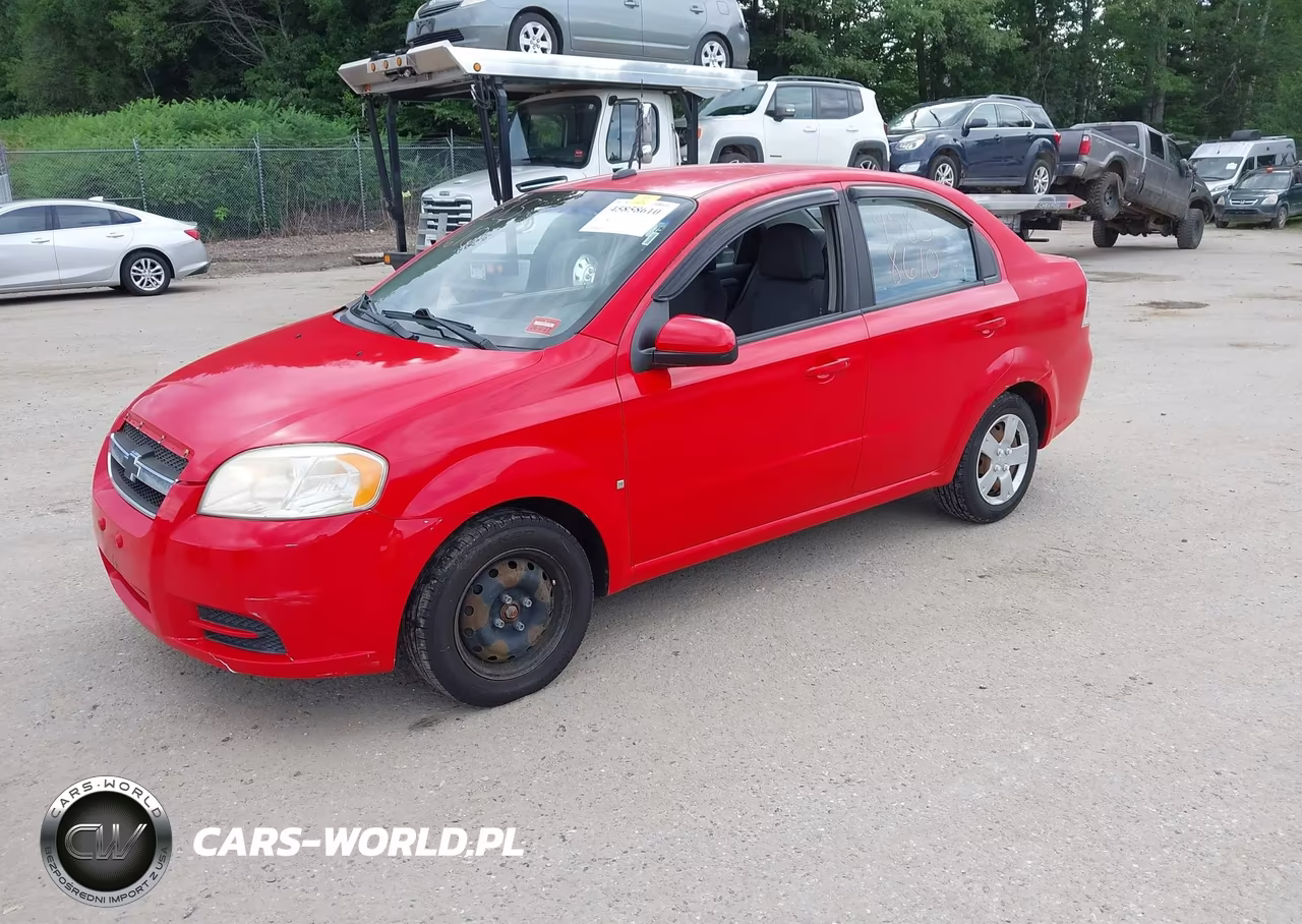 2009 Chevrolet Aveo Lt VIN:KL1TD56E69B365955 - 2