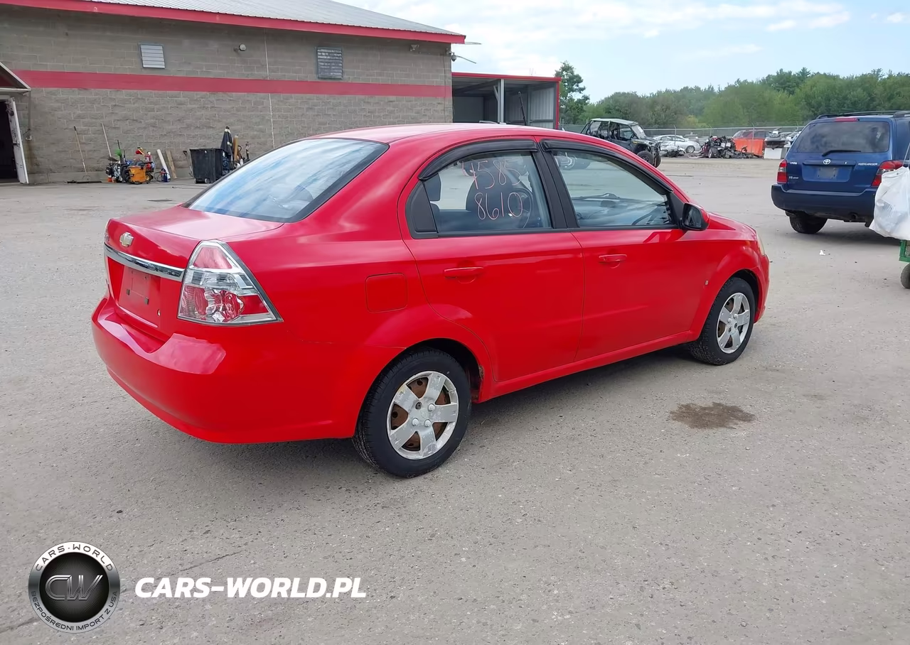 2009 Chevrolet Aveo Lt VIN:KL1TD56E69B365955 - 4