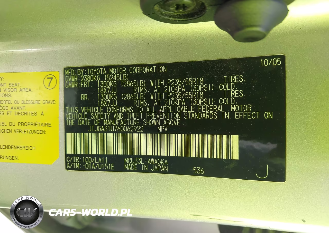 2006 Lexus Rx 330 VIN:JTJGA31U760062922 - 9
