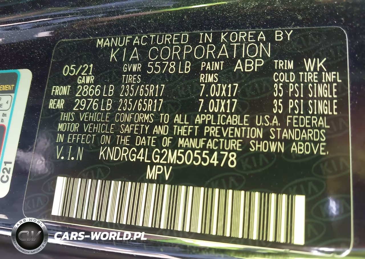 2021 Kia Sorento Hybrid S VIN:KNDRG4LG2M5055478 - 9