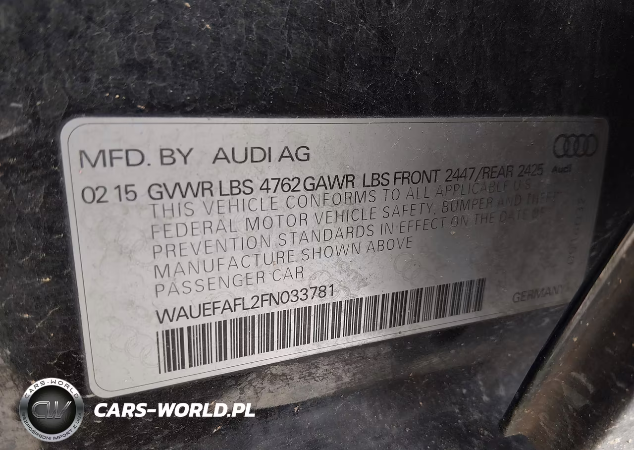 2015 Audi A4 2.0T Premium VIN:WAUEFAFL2FN033781 - 9