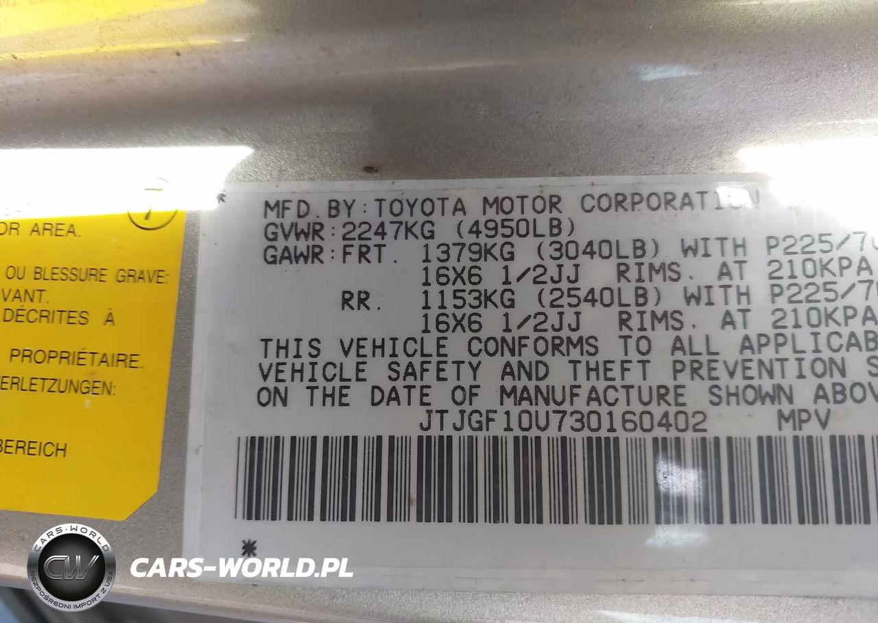 2003 Lexus Rx 300 VIN:JTJGF10U730160402 - 9