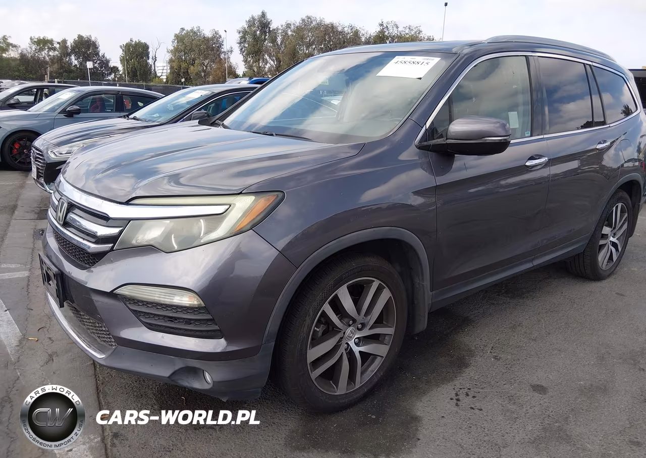 2017 Honda Pilot Touring VIN:5FNYF5H94HB011677 - 2
