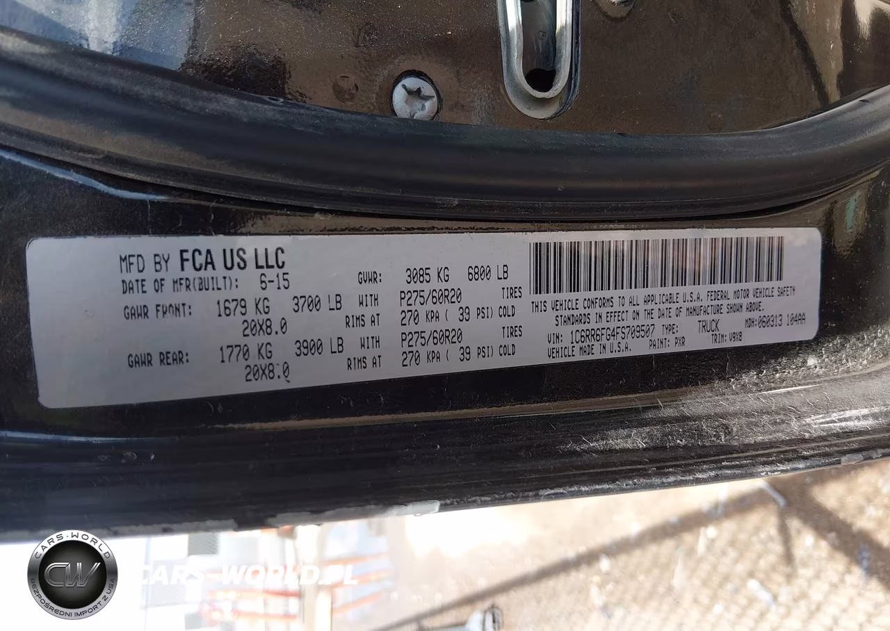 2015 Ram 1500 Express VIN:1C6RR6FG4FS709507 - 9