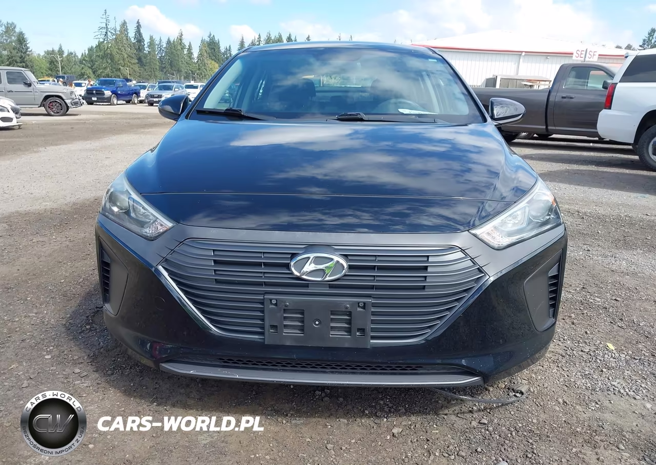 2018 Hyundai Ioniq Hybrid Blue VIN:KMHC65LC3JU075568 - 12