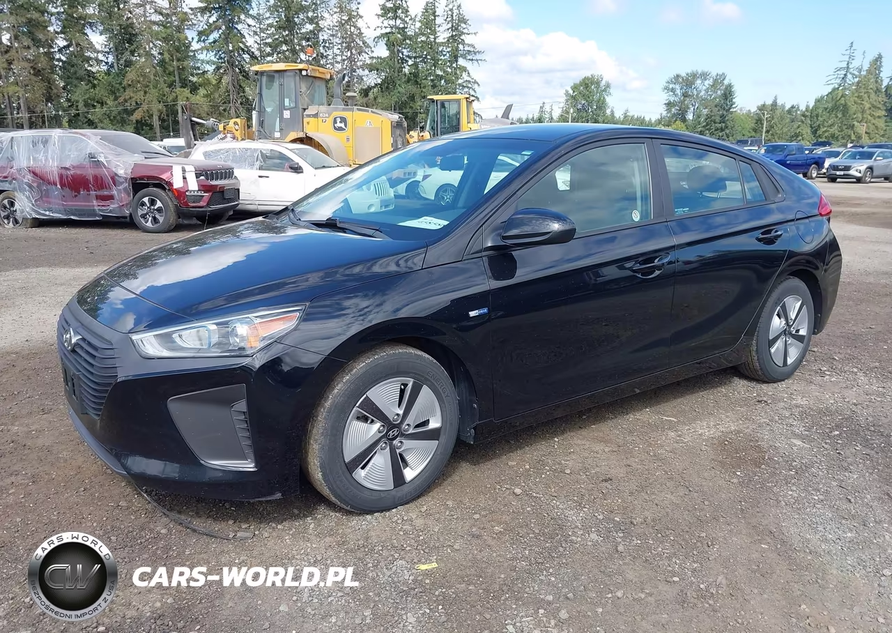 2018 Hyundai Ioniq Hybrid Blue VIN:KMHC65LC3JU075568 - 2