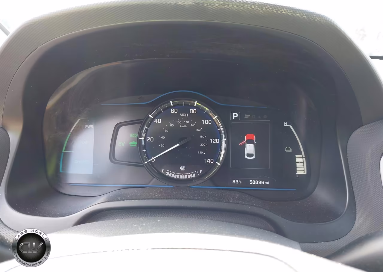 2018 Hyundai Ioniq Hybrid Blue VIN:KMHC65LC3JU075568 - 7