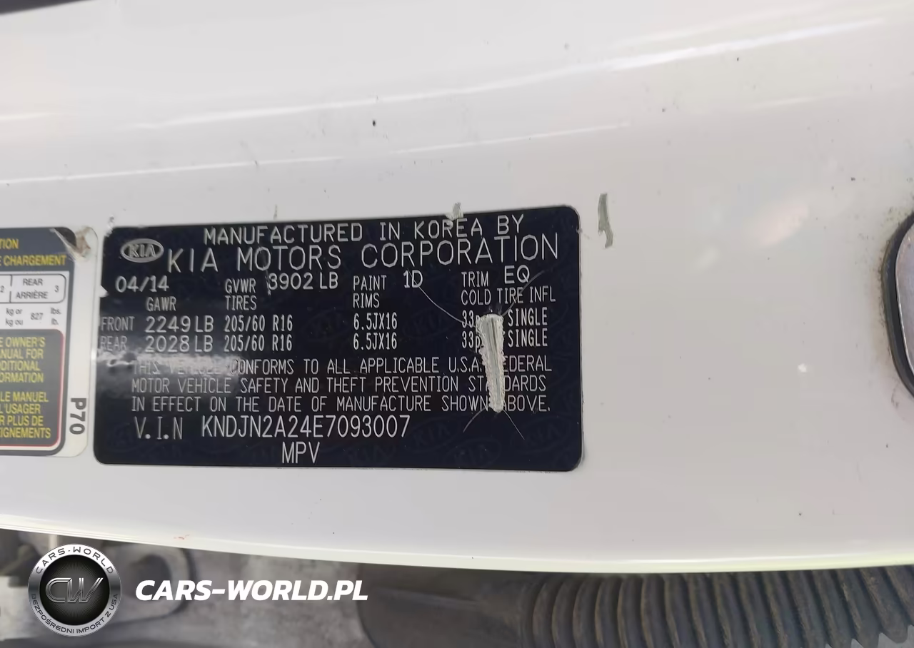 2014 Kia Soul VIN:KNDJN2A24E7093007 - 9
