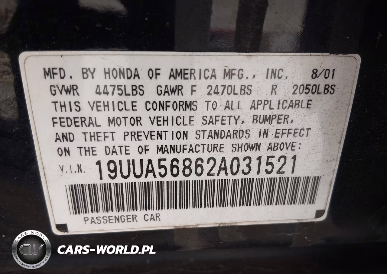 2002 Acura Tl 3.2 Type S VIN:19UUA56862A031521 - 9