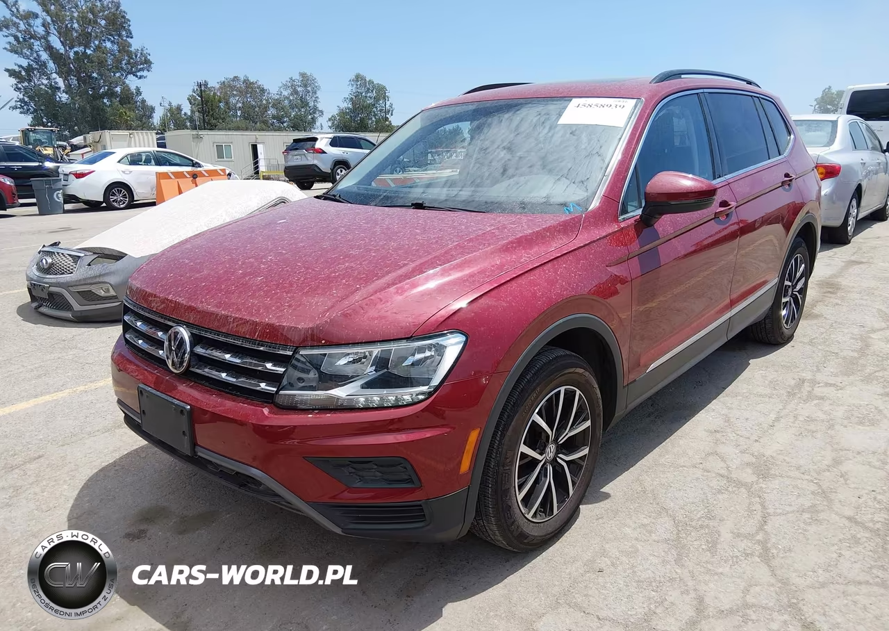 2021 Volkswagen Tiguan 2.0T Se-2.0T Se R-Line Black-2.0T Sel VIN:3VV3B7AX2MM057574 - 2