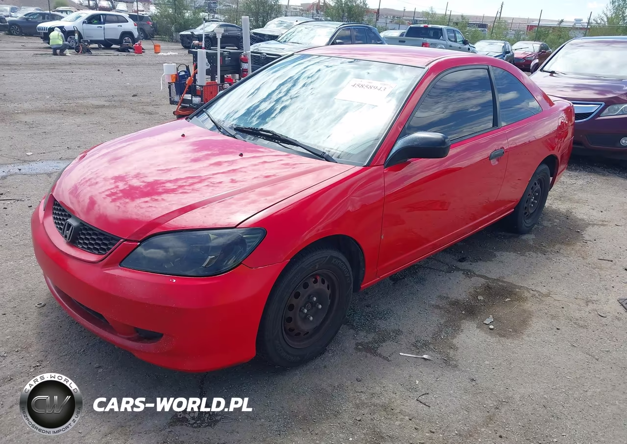 2004 Honda Civic Vp VIN:1HGEM22154L068425 - 2