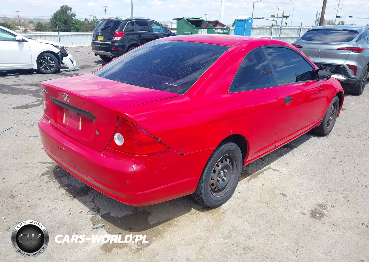 2004 Honda Civic Vp VIN:1HGEM22154L068425 - 4