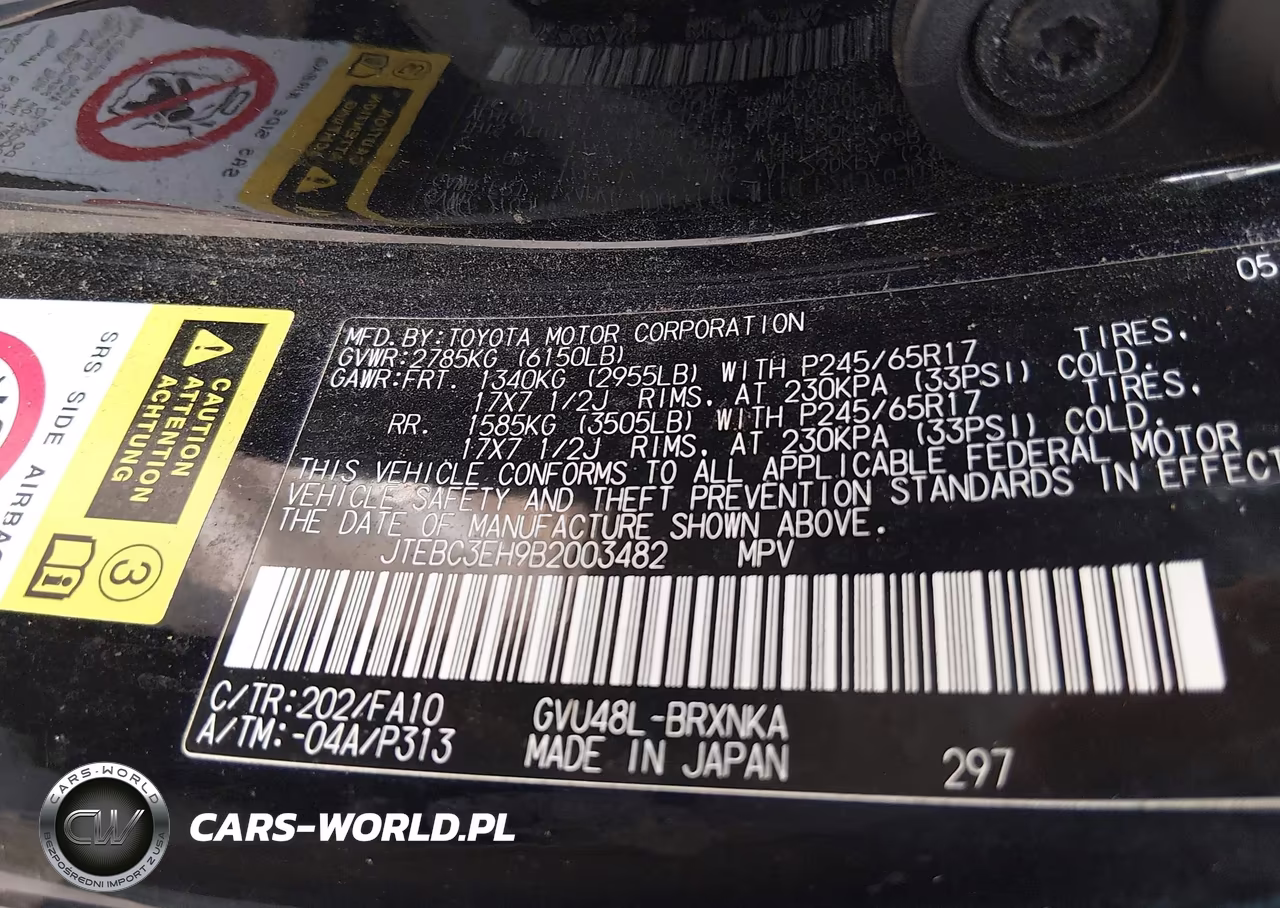 2011 Toyota Highlander Hybrid Base V6 VIN:JTEBC3EH9B2003482 - 9