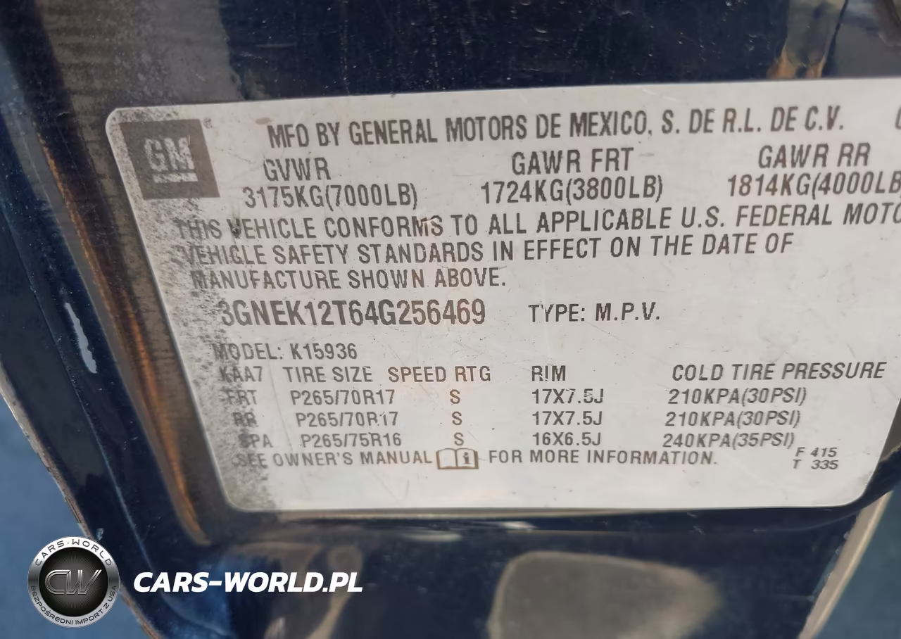 2004 Chevrolet Avalanche 1500 VIN:3GNEK12T64G256469 - 9
