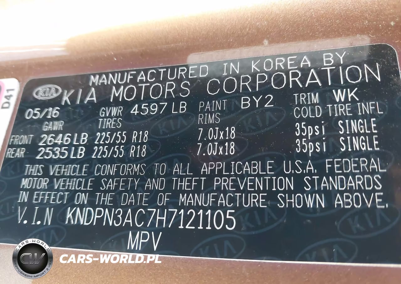 2017 Kia Sportage Ex VIN:KNDPN3AC7H7121105 - 9
