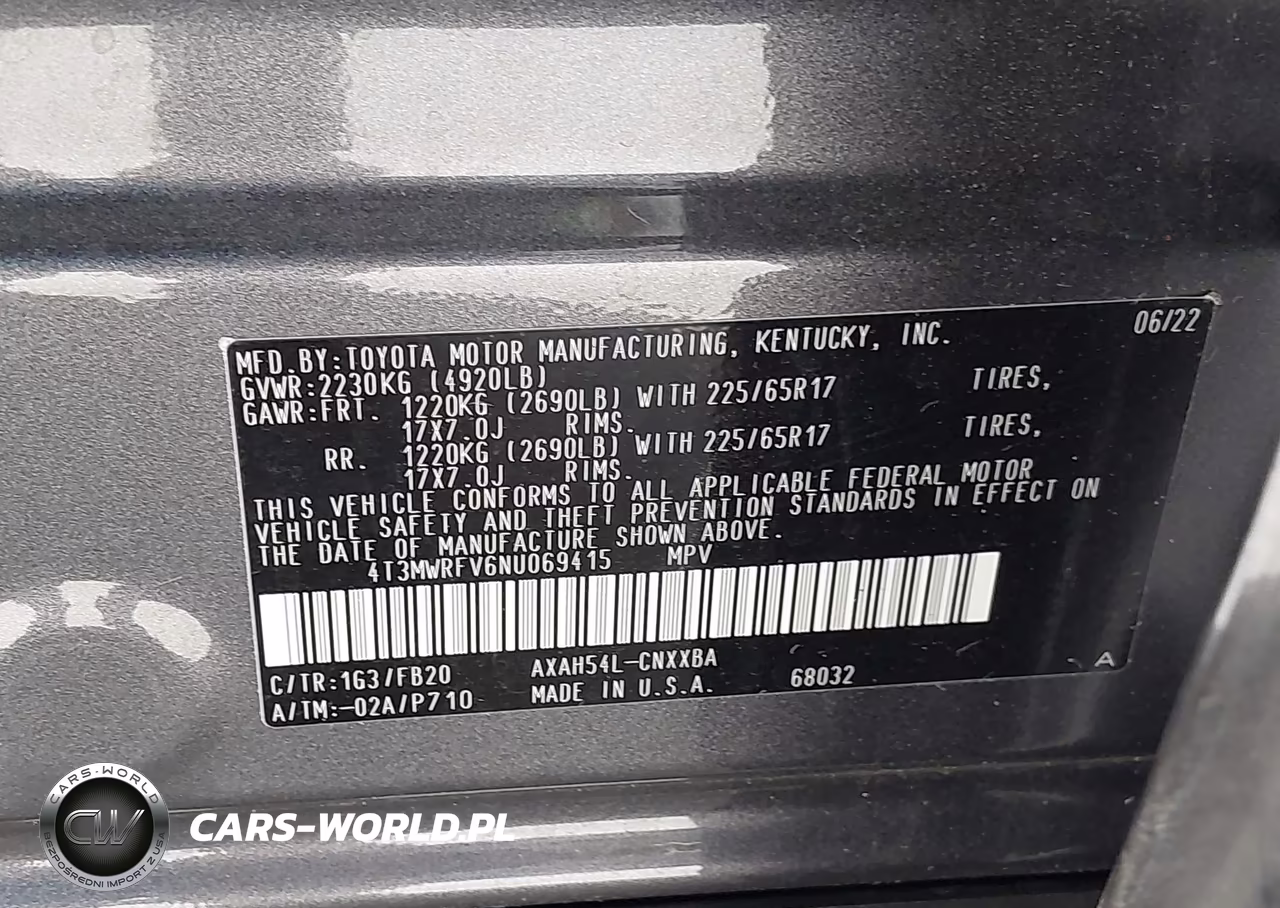 2022 Toyota Rav4 Hybrid Le VIN:4T3MWRFV6NU069415 - 9