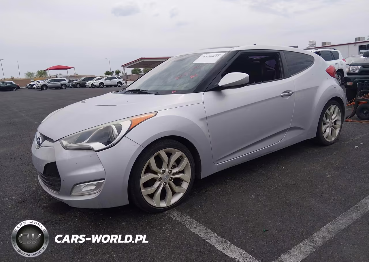2012 Hyundai Veloster Base W-Black VIN:KMHTC6AD3CU055981 - 2