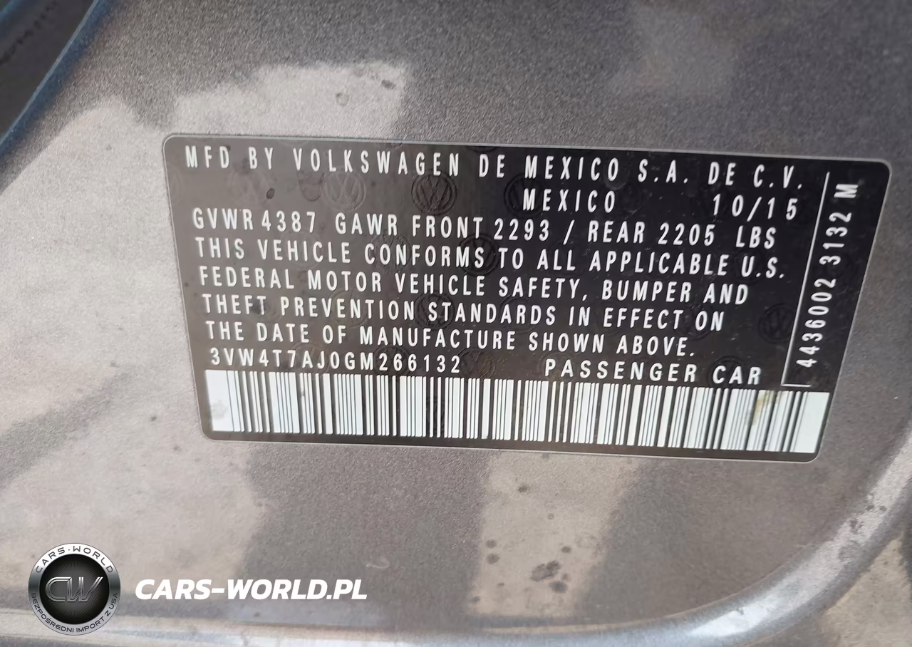 2016 Volkswagen Jetta 2.0T Gli Se VIN:3VW4T7AJ0GM266132 - 9