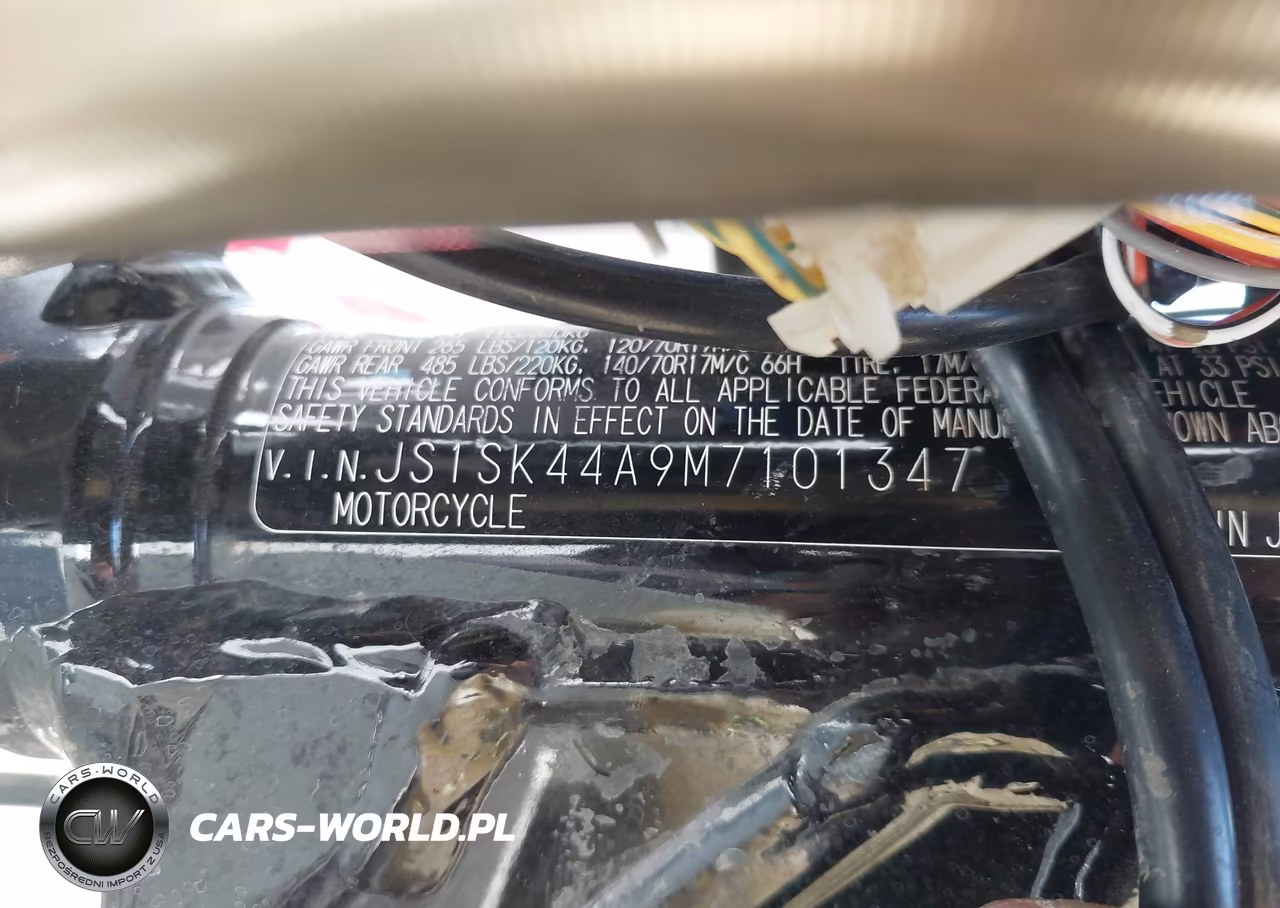 2021 Suzuki Dr-Z400 Sm VIN:JS1SK44A9M7101347 - 10