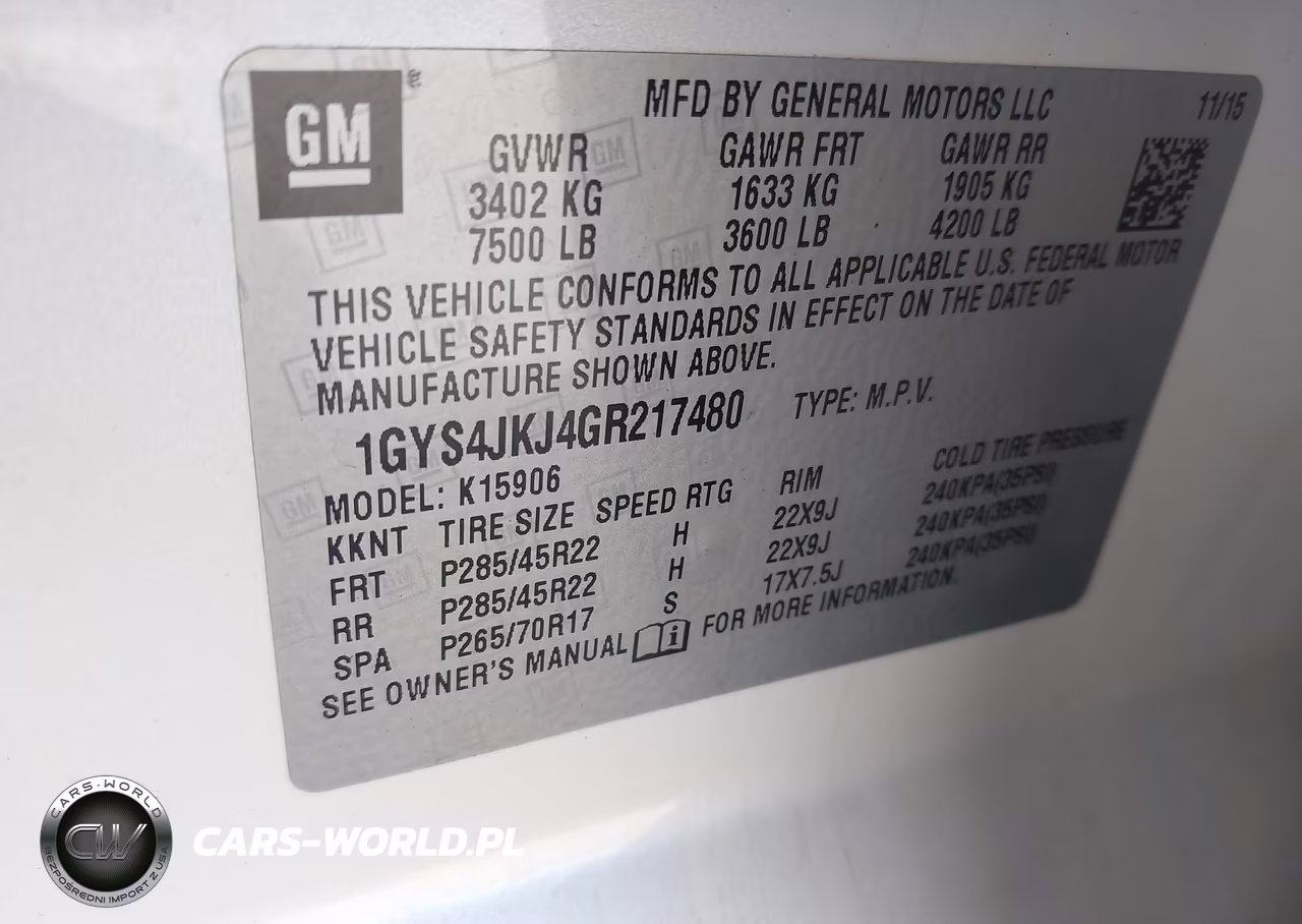 2016 Cadillac Escalade Esv Premium Collection VIN:1GYS4JKJ4GR217480 - 9