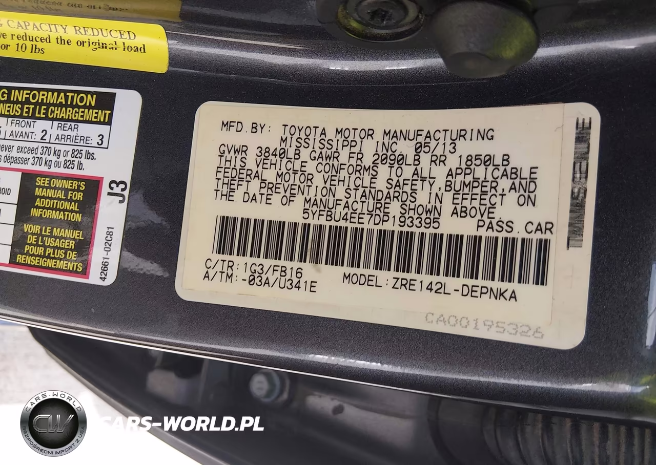 2013 Toyota Corolla Le VIN:5YFBU4EE7DP193395 - 9