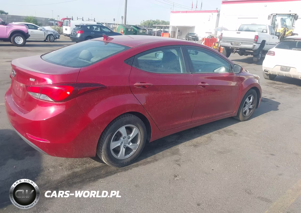 2015 Hyundai Elantra Se VIN:5NPDH4AE7FH647258 - 4