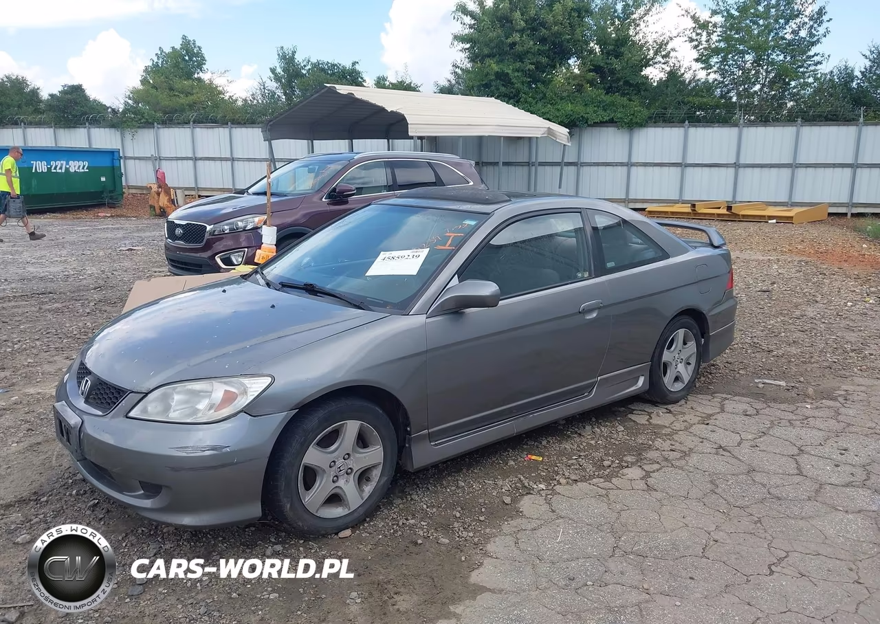 2005 Honda Civic Ex VIN:1HGEM22995L046547 - 2