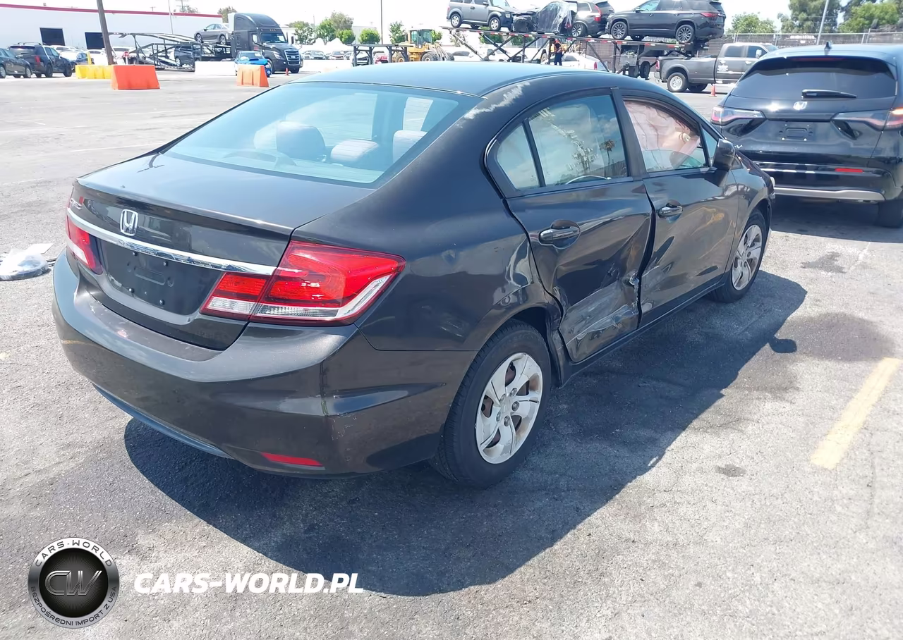 2014 Honda Civic Lx VIN:2HGFB2F57EH516685 - 4