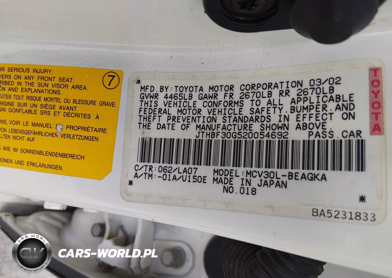 2002 Lexus Es 300 VIN:JTHBF30G520054692 - 9