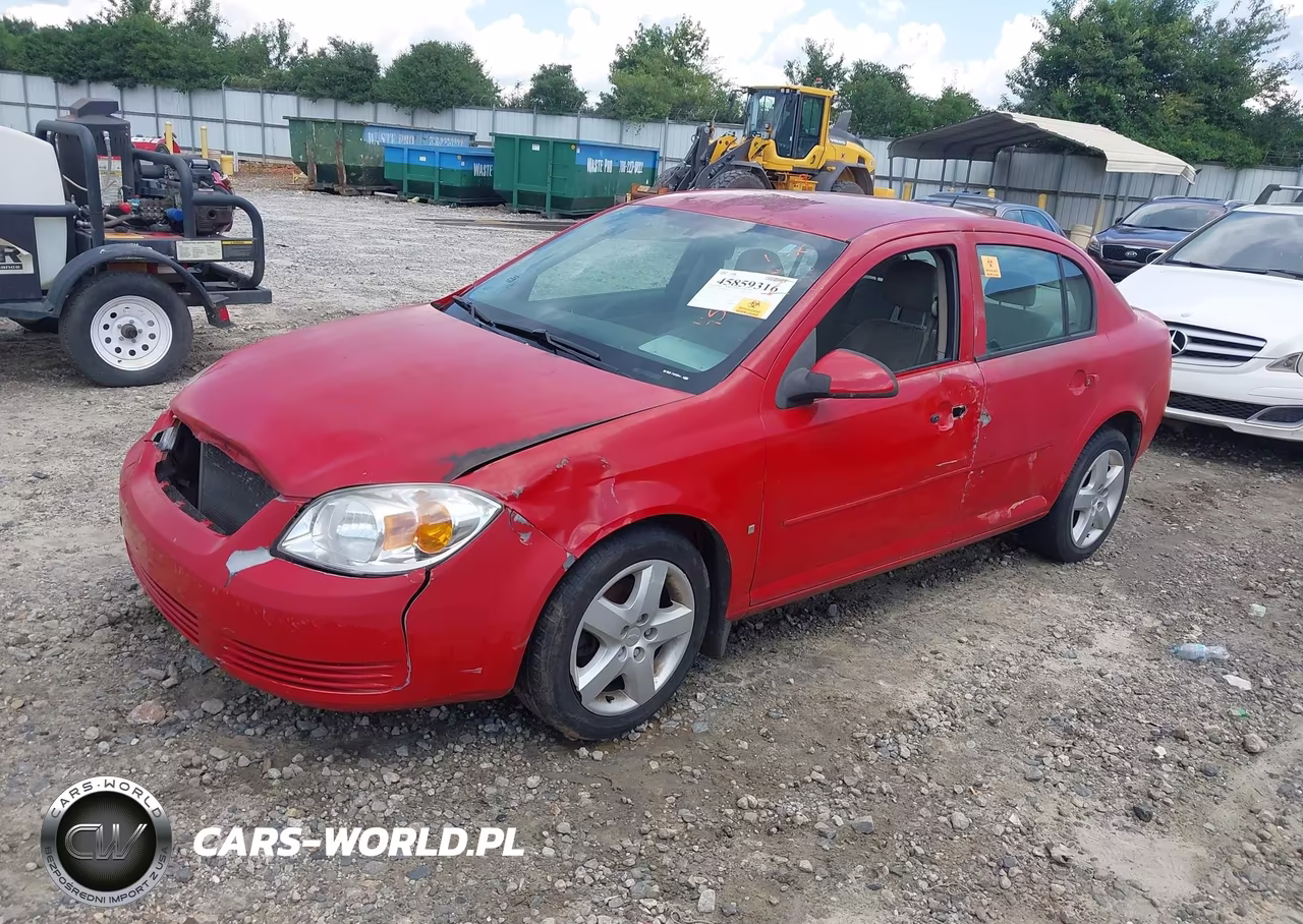 2008 Chevrolet Cobalt Lt VIN:1G1AL58F187229011 - 2