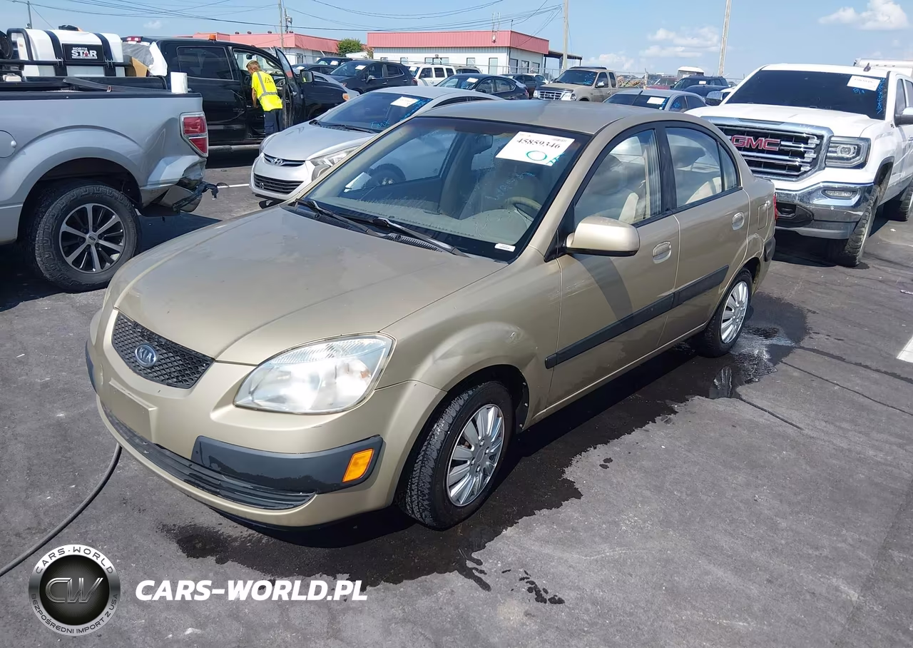 2007 Kia Rio Lx VIN:KNADE123376188341 - 2