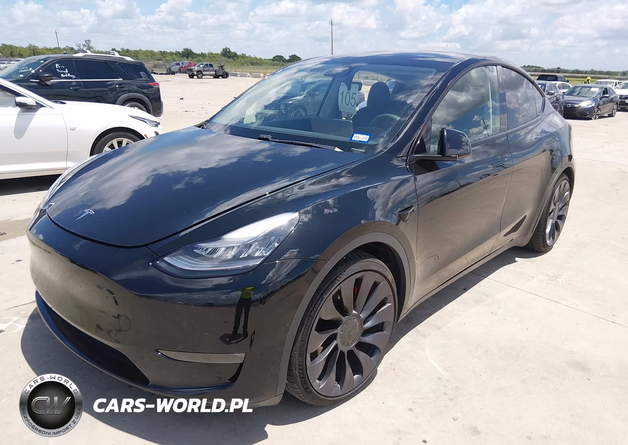 2021 Tesla Model Y Performance Dual Motor All-Wheel Drive VIN:5YJYGDEF3MF083983 - 2