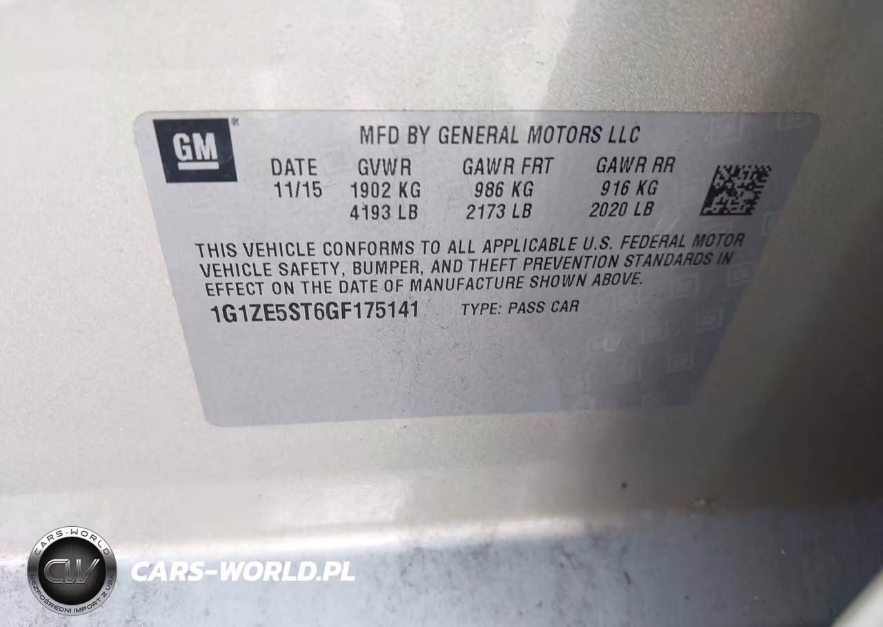 2016 Chevrolet Malibu 1Lt VIN:1G1ZE5ST6GF175141 - 9
