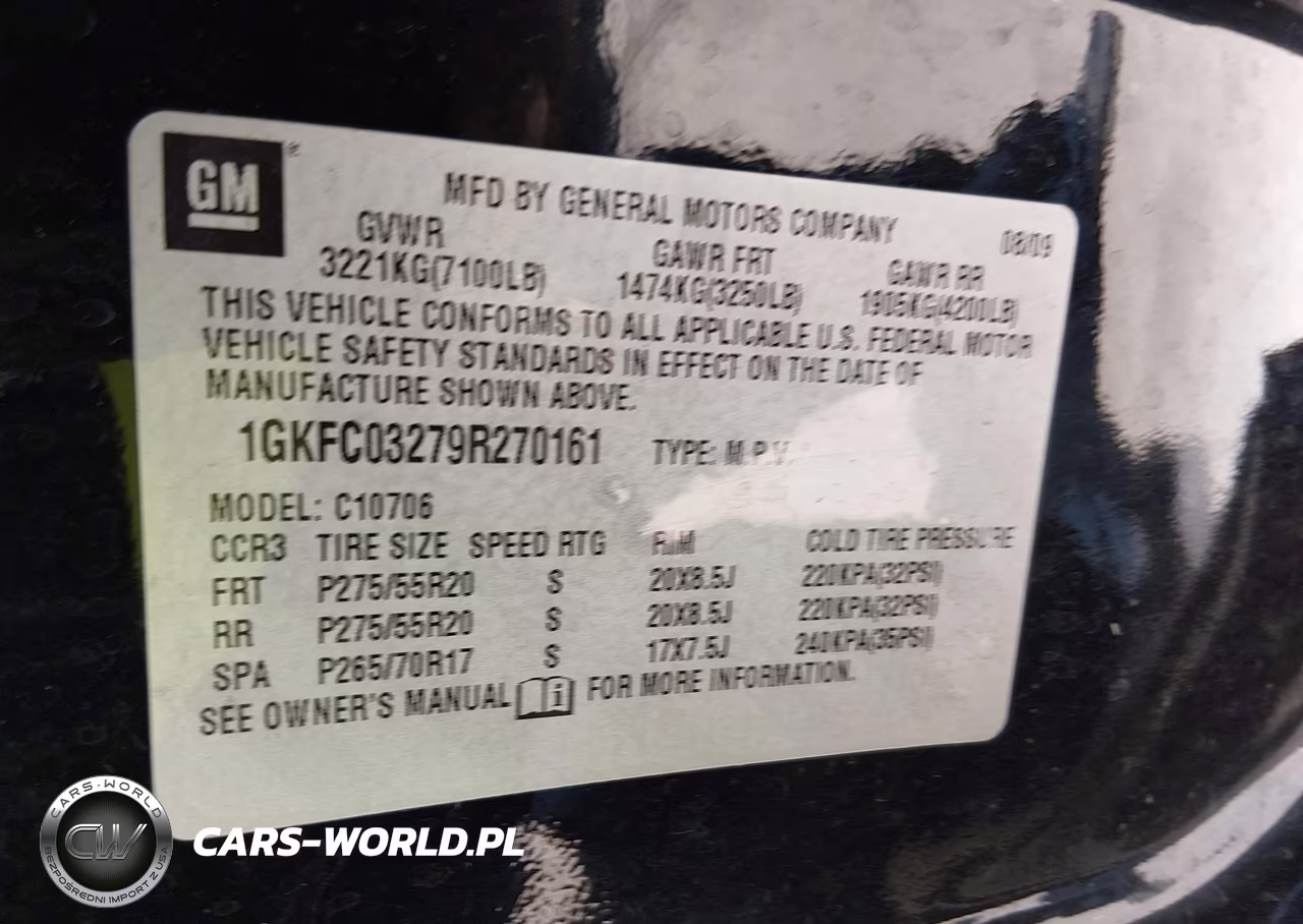 2009 GMC Yukon Denali Denali VIN:1GKFC03279R270161 - 9