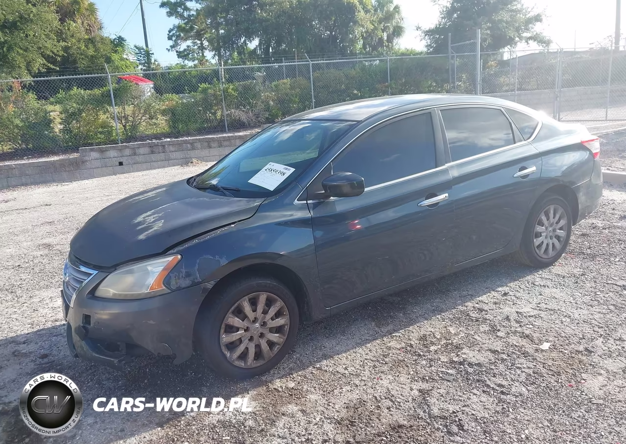 2013 Nissan Sentra Sv VIN:3N1AB7AP1DL670347 - 2