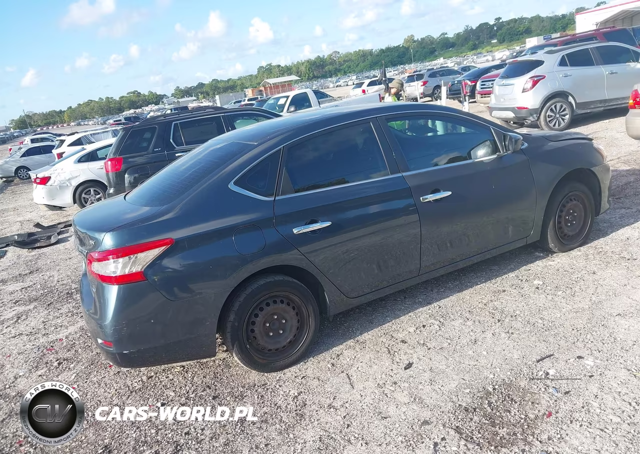 2013 Nissan Sentra Sv VIN:3N1AB7AP1DL670347 - 4