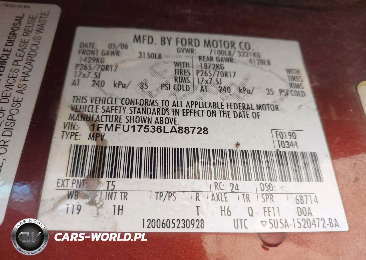 2006 Ford Expedition Eddie Bauer-King Ranch VIN:1FMFU17536LA88728 - 9