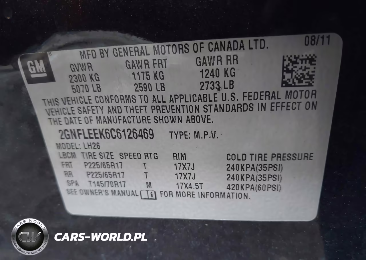 2012 Chevrolet Equinox Lt W-1Lt VIN:2GNFLEEK6C6126469 - 9