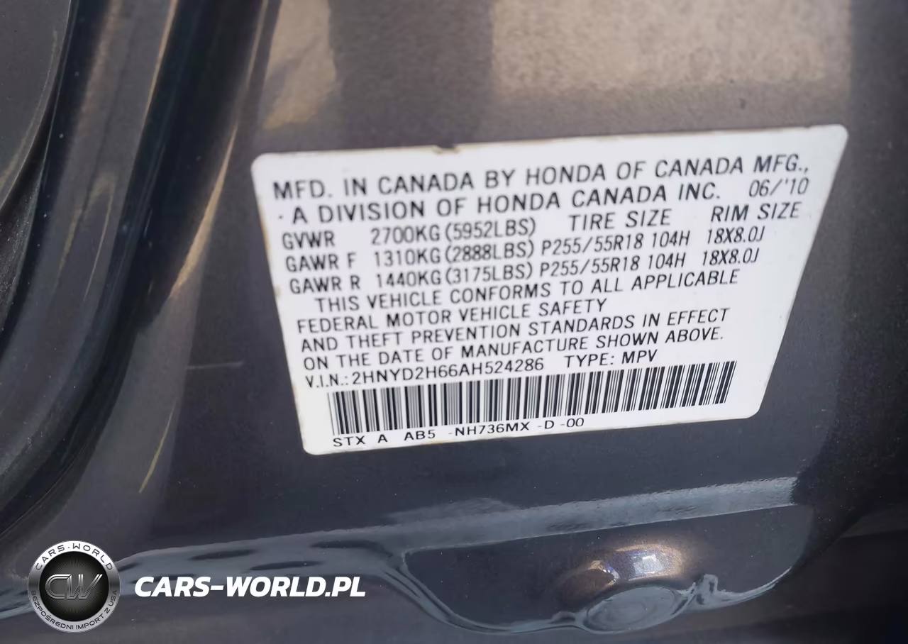 2010 Acura Mdx Technology Package VIN:2HNYD2H66AH524286 - 9