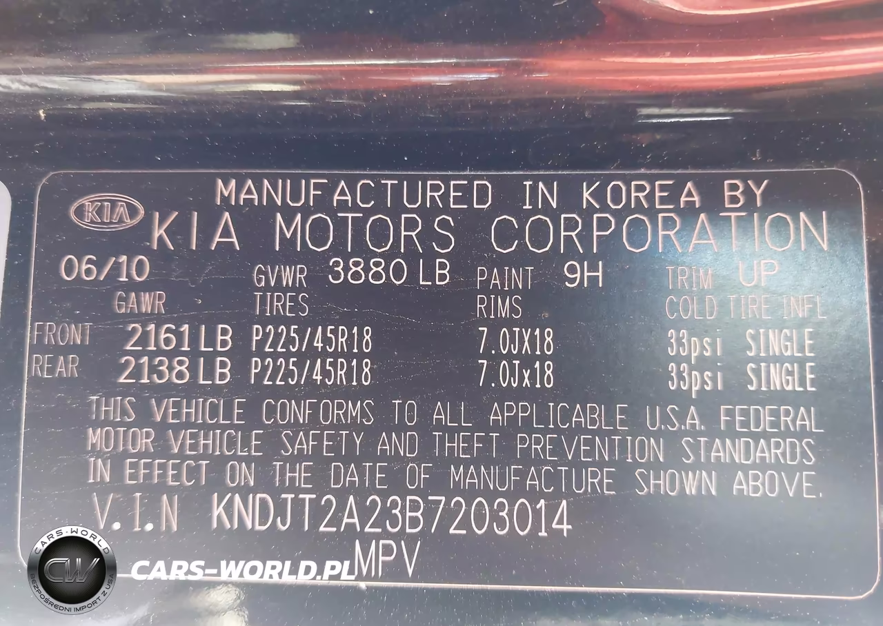 2011 Kia Soul ! VIN:KNDJT2A23B7203014 - 9