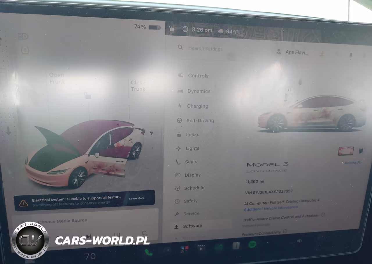 2025 Tesla Model 3 Long Range Rear-Wheel Drive-Standard Rear-Wheel Drive VIN:5YJ3E1EAXSF037857 - 7