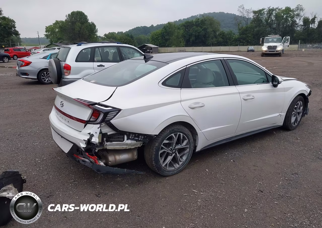 2022 Hyundai Sonata Sel VIN:KMHL14JA0NA229185 - 4