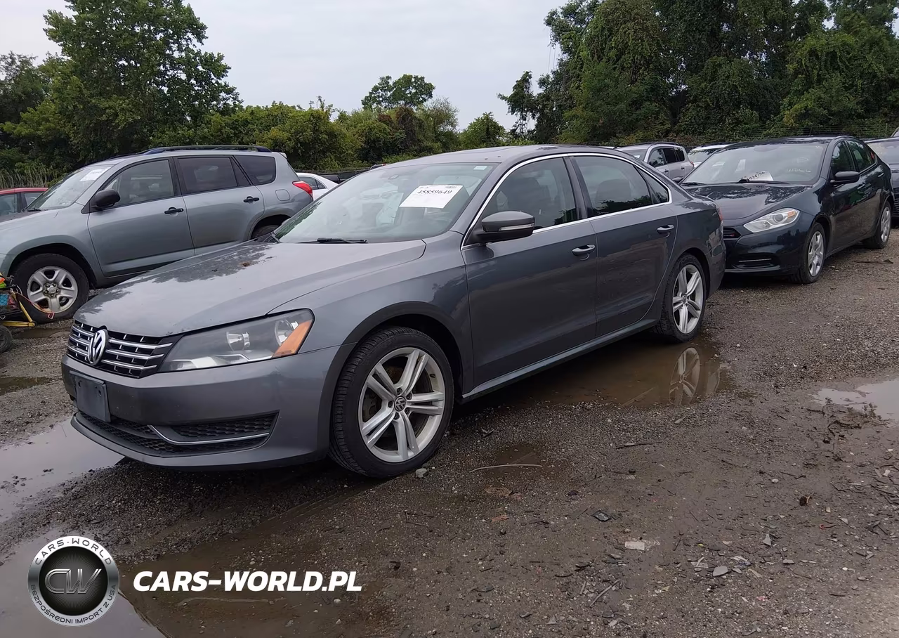 2014 Volkswagen Passat 2.5L Se VIN:1VWBP7A30EC001836 - 2
