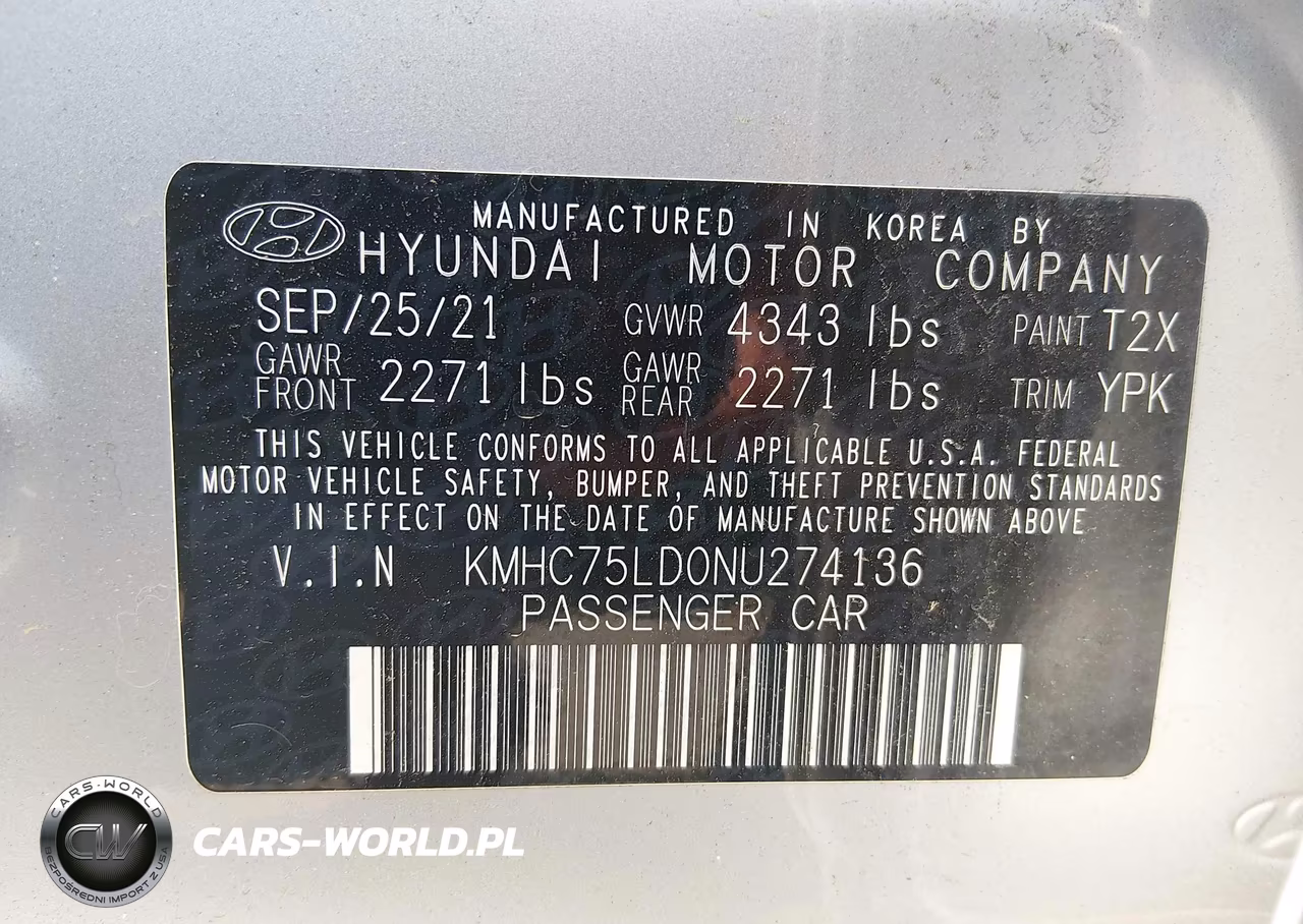 2022 Hyundai Ioniq Plug-In Hybrid Sel VIN:KMHC75LD0NU274136 - 9
